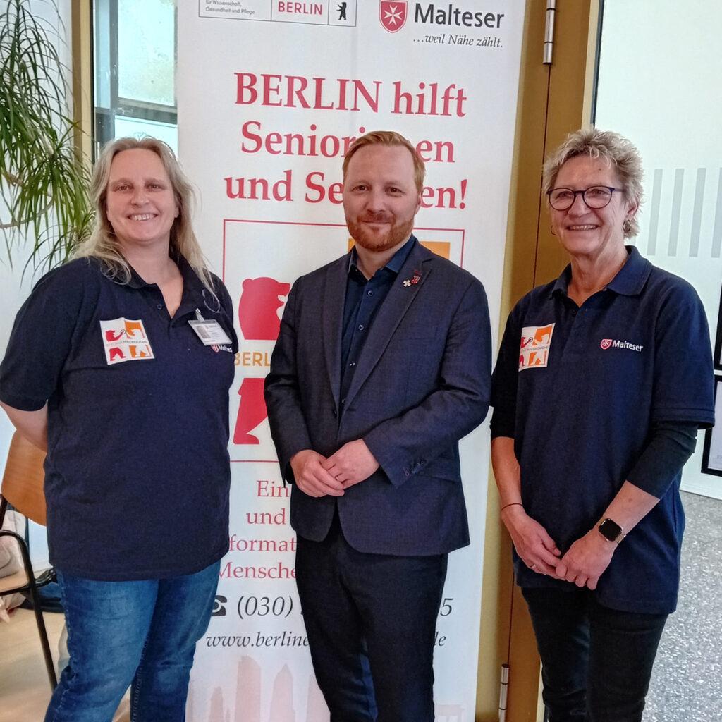 Am 15.04.2026 haben wir mit weiteren Partnern ein Markt der Möglichkeiten organisiert. Unsere Zielgruppe wurde niederschwellig erreicht und über Themen Gesundheit und Pflege informiert.
